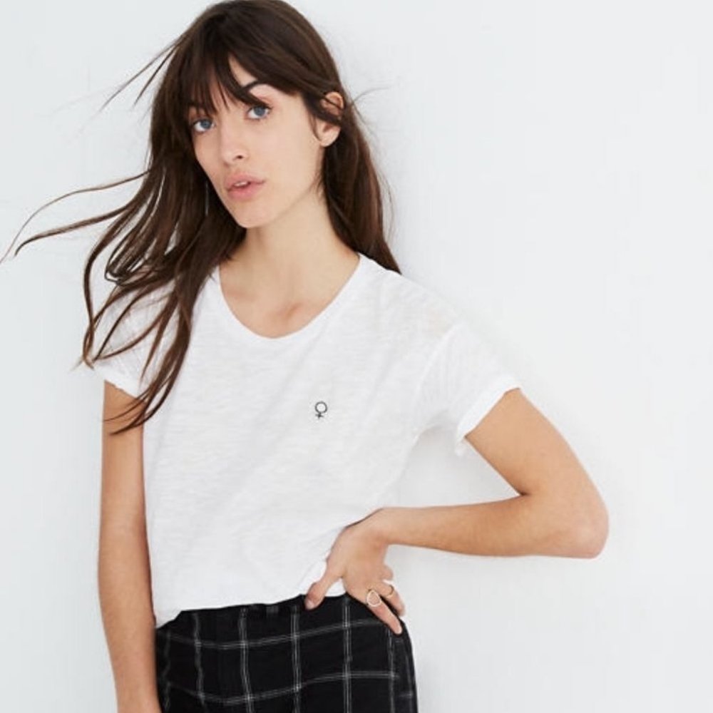 Madewell Female Symbol Crewneck Tee XS
